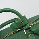 LOUIS VUITTON Epi Keepall 50 Boston Bag Green M42964 LV Auth 195209V-18