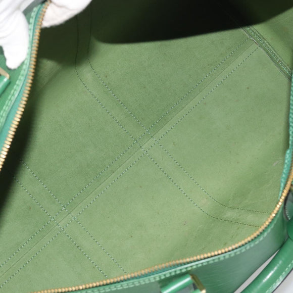 LOUIS VUITTON Epi Keepall 50 Boston Bag Green M42964 LV Auth 195209V