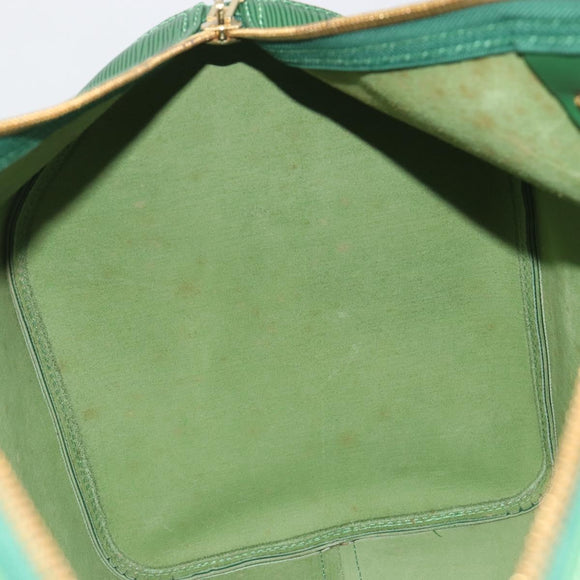 LOUIS VUITTON Epi Keepall 50 Boston Bag Green M42964 LV Auth 195209V