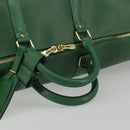 LOUIS VUITTON Epi Keepall 50 Boston Bag Green M42964 LV Auth 195209V-7
