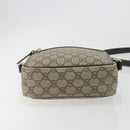 GUCCI GG Supreme Shoulder Bag PVC Beige Gold 233268 Auth 195210-10