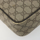 GUCCI GG Supreme Shoulder Bag PVC Beige Gold 233268 Auth 195210-12
