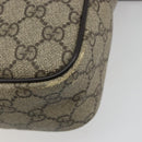 GUCCI GG Supreme Shoulder Bag PVC Beige Gold 233268 Auth 195210-13