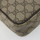 GUCCI GG Supreme Shoulder Bag PVC Beige Gold 233268 Auth 195210-14