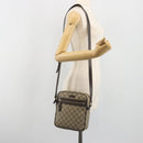 GUCCI GG Supreme Shoulder Bag PVC Beige Gold 233268 Auth 195210-24
