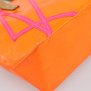 LOUIS VUITTON Monogram Vernis Fluo Reade PM Hand Bag Orange M91905 Auth 195212-14