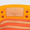 LOUIS VUITTON Monogram Vernis Fluo Reade PM Hand Bag Orange M91905 Auth 195212-10