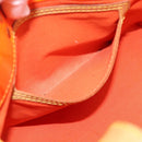 LOUIS VUITTON Monogram Vernis Fluo Reade PM Hand Bag Orange M91905 Auth 195212-19
