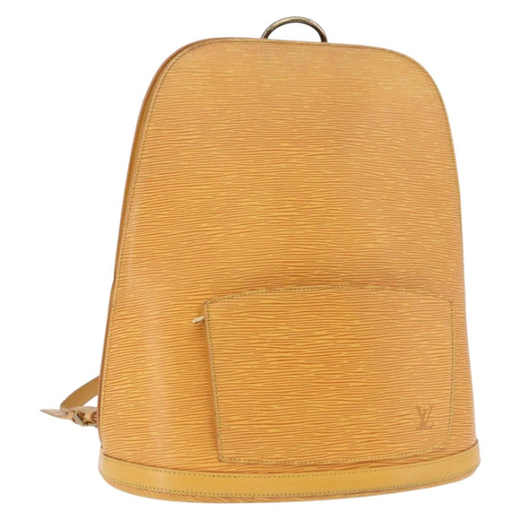 LOUIS VUITTON Epi Gobelins Backpack Yellow M52299 LV Auth 195215