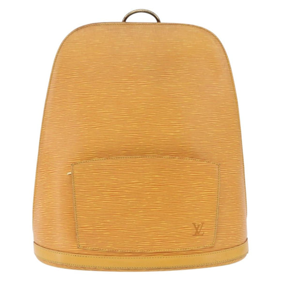 LOUIS VUITTON Epi Gobelins Backpack Yellow M52299 LV Auth 195215