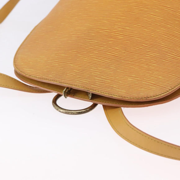 LOUIS VUITTON Epi Gobelins Backpack Yellow M52299 LV Auth 195215