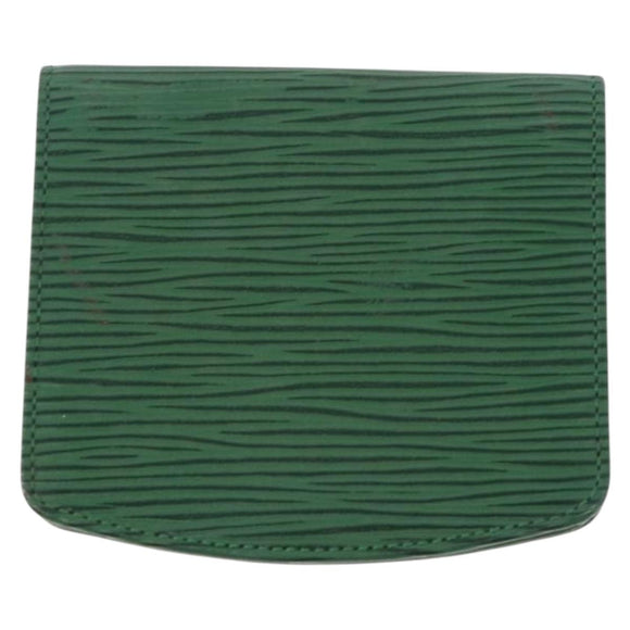 LOUIS VUITTON Monogram Epi Coin Purse 2 Set Green LV Auth 195219