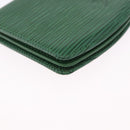 LOUIS VUITTON Monogram Epi Coin Purse 2 Set Green LV Auth 195219-7