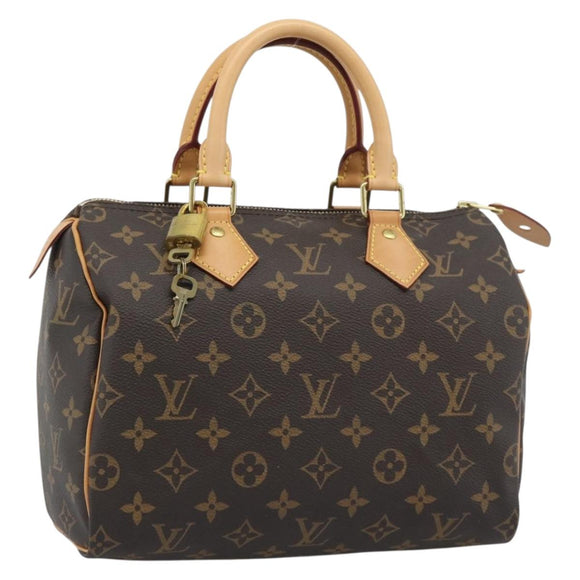 LOUIS VUITTON Monogram Speedy 25 Hand Bag M41528 LV Auth 195221SAV