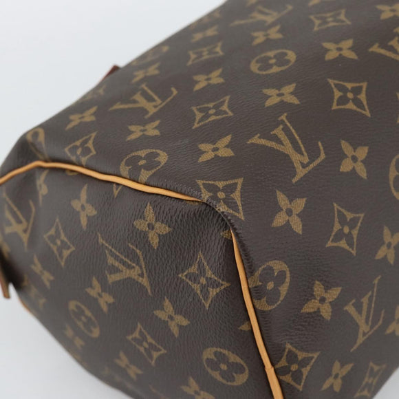 LOUIS VUITTON Monogram Speedy 25 Hand Bag M41528 LV Auth 195221SAV