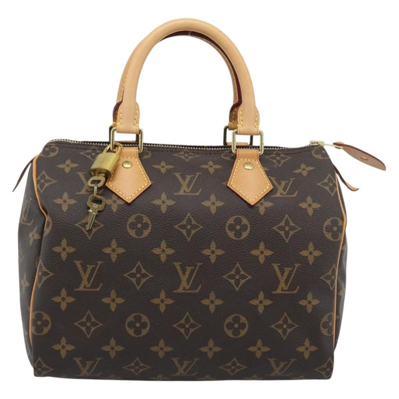 LOUIS VUITTON Monogram Speedy 25 Hand Bag M41528 LV Auth 195221SAV