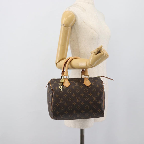 LOUIS VUITTON Monogram Speedy 25 Hand Bag M41528 LV Auth 195221SAV