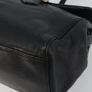 PRADA Shoulder Bag Leather Black Silver Auth 195224V-10