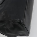 PRADA Shoulder Bag Leather Black Silver Auth 195224V-13