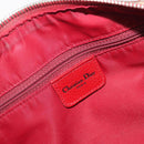 Christian Dior Trotter Boston Bag PVC Leather Brown Silver Auth 195225V-19