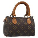 LOUIS VUITTON Monogram Mini Speedy Hand Bag M41534 LV Auth 195228-1