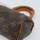 LOUIS VUITTON Monogram Mini Speedy Hand Bag M41534 LV Auth 195228-9