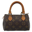 LOUIS VUITTON Monogram Mini Speedy Hand Bag M41534 LV Auth 195228-13
