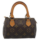 LOUIS VUITTON Monogram Mini Speedy Hand Bag M41534 LV Auth 195228-2
