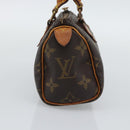 LOUIS VUITTON Monogram Mini Speedy Hand Bag M41534 LV Auth 195228-3