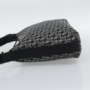 Christian Dior Trotter Canvas Shoulder Bag Black Silver Auth 195229V-3