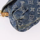 LOUIS VUITTON Monogram Denim Mini Preity Shoulder Bag Blue M95050 Auth 195231SAM-14