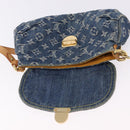 LOUIS VUITTON Monogram Denim Mini Preity Shoulder Bag Blue M95050 Auth 195231SAM-20