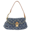 LOUIS VUITTON Monogram Denim Mini Preity Shoulder Bag Blue M95050 Auth 195231SAM-13
