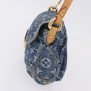 LOUIS VUITTON Monogram Denim Mini Preity Shoulder Bag Blue M95050 Auth 195231SAM-4