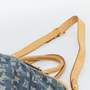 LOUIS VUITTON Monogram Denim Neo Cabby GM Hand Bag 2way Blue M95350 Auth 195232V-14