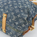 LOUIS VUITTON Monogram Denim Neo Cabby GM Hand Bag 2way Blue M95350 Auth 195232V-15