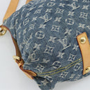 LOUIS VUITTON Monogram Denim Neo Cabby GM Hand Bag 2way Blue M95350 Auth 195232V-16