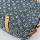LOUIS VUITTON Monogram Denim Neo Cabby GM Hand Bag 2way Blue M95350 Auth 195232V-17