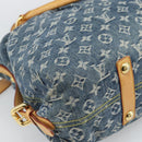 LOUIS VUITTON Monogram Denim Neo Cabby GM Hand Bag 2way Blue M95350 Auth 195232V-18