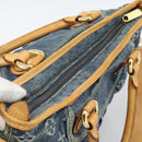 LOUIS VUITTON Monogram Denim Neo Cabby GM Hand Bag 2way Blue M95350 Auth 195232V-6