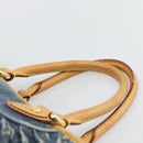 LOUIS VUITTON Monogram Denim Neo Cabby GM Hand Bag 2way Blue M95350 Auth 195232V-8