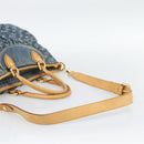 LOUIS VUITTON Monogram Denim Neo Cabby GM Hand Bag 2way Blue M95350 Auth 195232V-9
