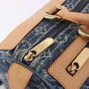 LOUIS VUITTON Monogram Denim Neo Speedy Hand Bag Blue M95019 LV Auth 195233SAV-18