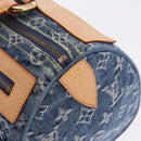 LOUIS VUITTON Monogram Denim Neo Speedy Hand Bag Blue M95019 LV Auth 195233SAV-19