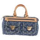 LOUIS VUITTON Monogram Denim Neo Speedy Hand Bag Blue M95019 LV Auth 195233SAV-13
