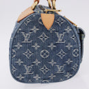 LOUIS VUITTON Monogram Denim Neo Speedy Hand Bag Blue M95019 LV Auth 195233SAV-4