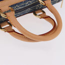 LOUIS VUITTON Monogram Denim Neo Speedy Hand Bag Blue M95019 LV Auth 195233SAV-7