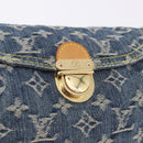 LOUIS VUITTON Monogram Denim Mini Preity Shoulder Bag Blue M95050 Auth 195235SAM-18