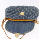 LOUIS VUITTON Monogram Denim Mini Preity Shoulder Bag Blue M95050 Auth 195235SAM-19