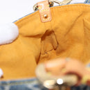 LOUIS VUITTON Monogram Denim Mini Preity Shoulder Bag Blue M95050 Auth 195235SAM-21